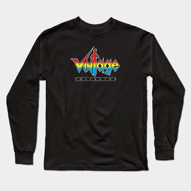 Vintage Collector - Voltron Long Sleeve T-Shirt by LeftCoast Graphics